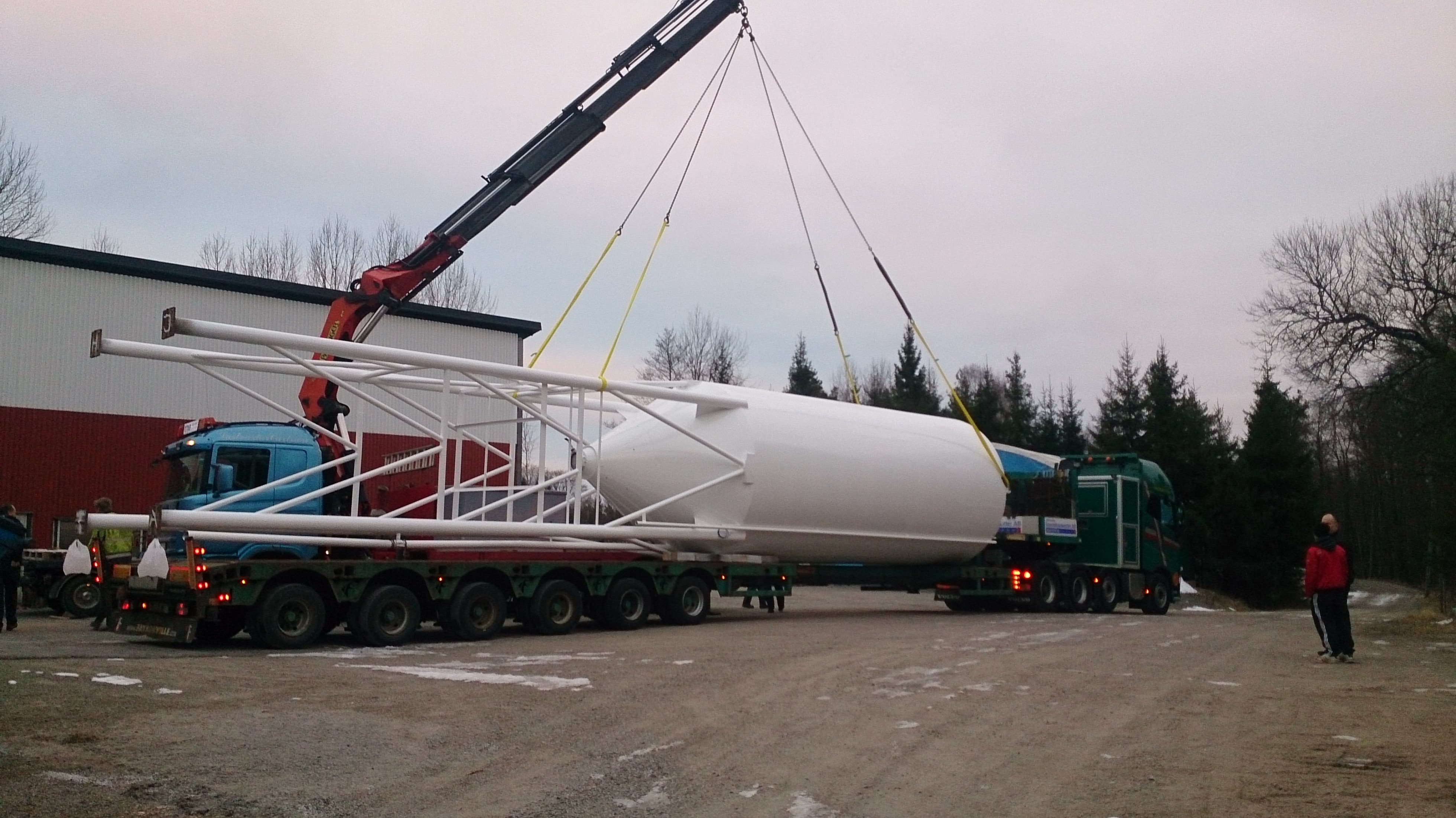 Transport av silo