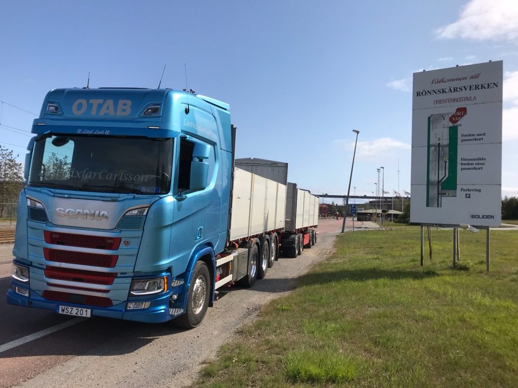 WSZ 201 Scania R 520 Tridem Tipp bil